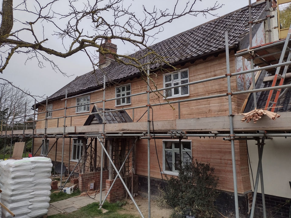 Restored timber-framed home