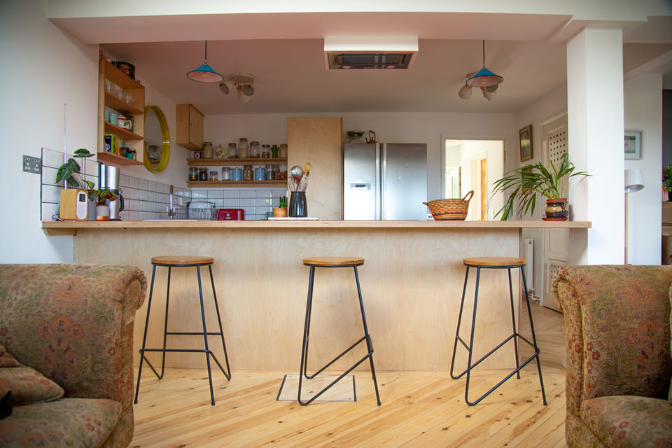 Open plan living space