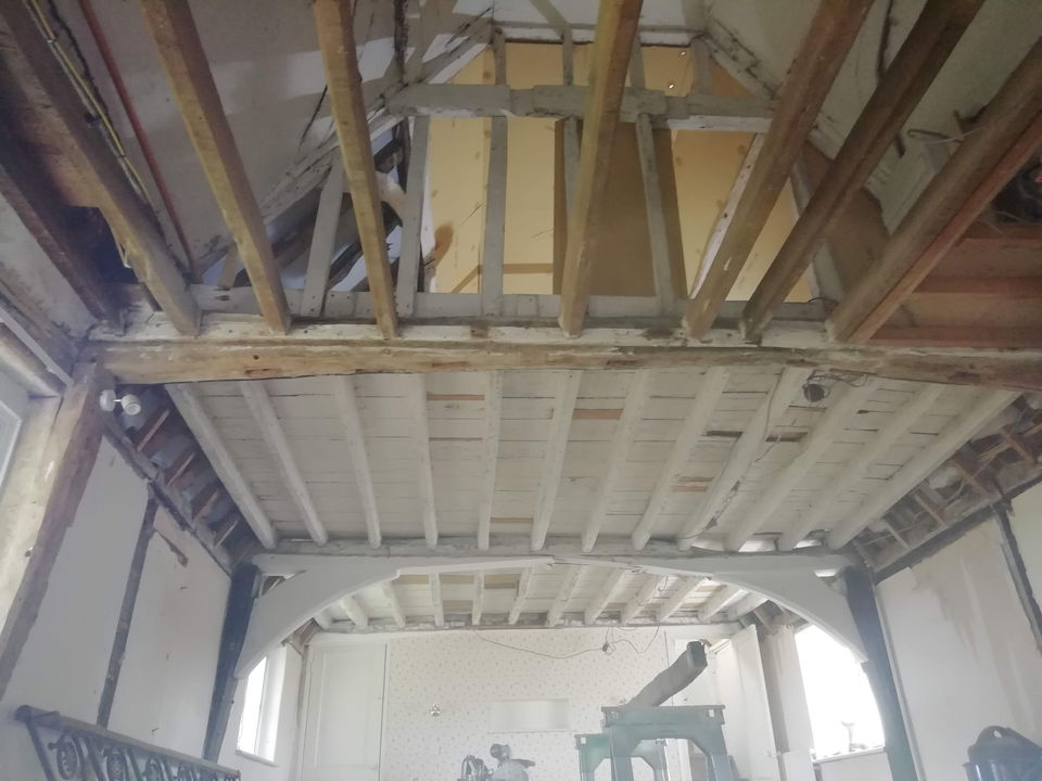 Interior timber framing
