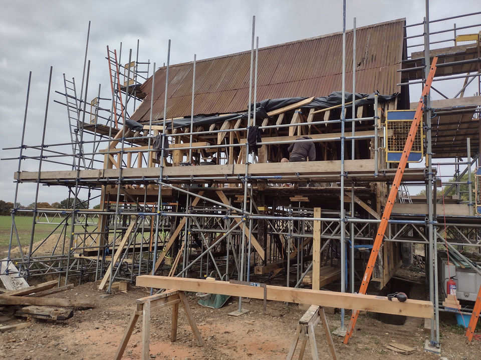 Traditional joinery detail